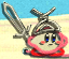 In-game screenshot of Wire Kirby.