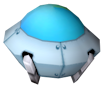 Model of Metal General's blue drone from Kirby's Return to Dream Land