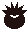 A sprite of Dark Matter's silhouette from Kirby's Dream Land 2