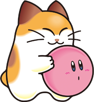 File:KDL3 Nago and Kirby artwork.png