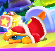 King Dedede using Head Slide in Kirby Fighters Deluxe