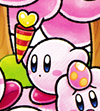 Kirby with the Love-Love Stick in Find Kirby!!