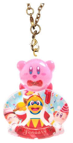 Kirby Pukkuri Clear Keychain Birthday January.jpg