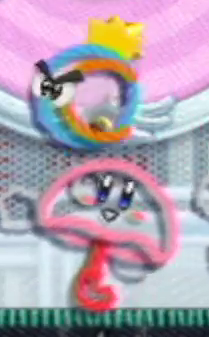 File:KEY Kirby and Fluff victory transformation screenshot.png