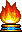 Fire bubble icon (bottom screen) from Kirby: Squeak Squad