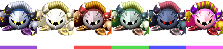 File:SSBB Meta Knight Color Palette.png