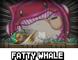 Fatty Whale Helper to Hero icon from Kirby Super Star Ultra
