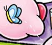 Another butterfly in the book Find Kirby!! Full of Kirby