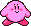 Kirby in the 2P Game menu