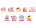 Figurines from the "Kirby Friends" merchandise, featuring Yo-Yo Kirby