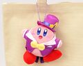 Mascot plushie of Kirby from the Kirby 25th Anniversary Orchestra Concert