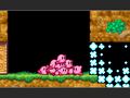 The door and floor disappear, making the Kirbys fall downward