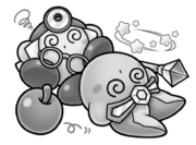 The Doctor Kirby copy falling unconscious in Kirby's Decisive Battle! Battle Royale!!.