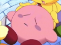 Tiff and Tuff accidentally make Kirby even weaker by giving him Power-Down E.