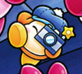 Waddle Dee with a camera in Find Kirby!! (Battleship Halberd)
