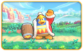 Screenshot of King Dedede in Kirby's Return to Dream Land Deluxe