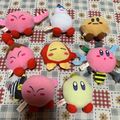 Same set of Kirby 64: The Crystal Shards reversible plushies by Kabaya, which includes Kirby with various Power Combos and Waddle Dee