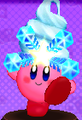 The Snow Bowl Hat in Kirby Battle Royale