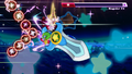 Ultra Sword Kirby deflecting waves of Magic Spheres