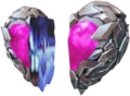 Star Dream Soul OS's heart split in half, during an attack