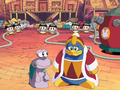King Dedede and Escargoon are hit with the magnitude of their mistake.