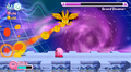 Kirby takes on Grand Doomer.