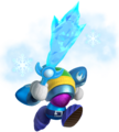 A Blade Knight Friend with Blizzard Sword from Kirby Star Allies