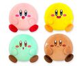Set of big Kirby plushies based on Kirby's Dream Buffet