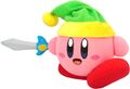 Plushie of Sword Kirby from "Action Kirby" merchandise series