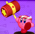 The Toy Hammer in Kirby Battle Royale