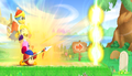 Bandana Waddle Dee's team attack with four players.
