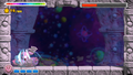 Kirby Star Dashes into Claycia to finish the fight.