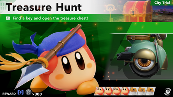Find a key and open the treasure chest!