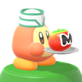 The in-game figure of Café-Staff Waddle Dee