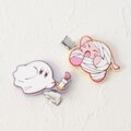 Obake Hair Clips from the "Kirby x ITS'DEMO: KIRBY Boo!" merchandise line