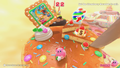 The Super Kirby Clash cookie area