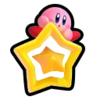 KPR Kirby on 3D Warp Star Sticker.png
