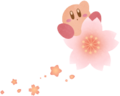 Kirby on the site for Kirby Monaka