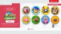 Promotional image for Nintendo Switch Online profile icon elements