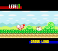 Screenshot from the intro cutscene for Grass Land