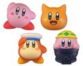 Set of Kirby figurines made of soft vinyl