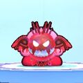 Kirby wearing the Grand Doomer EX Dress-Up Mask
