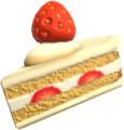 Model of a Shortcake slice from Kirby Star Allies