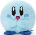 Blue Kirby plush from the "Kirby: MinimaginationTOWN" merchandise series
