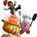 Model used for Cook Kirby's trophy from Super Smash Bros. Brawl