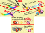 Tutorials on the top screen of the stage selection