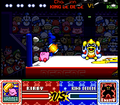 Super Dedede Jump being used in Kirby Super Star