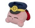 Plush of a sleeping Conductor Kirby from the "Kirby Pupupu Train" 2018 events
