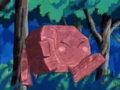 Stone Kirby running through the woods in Power Ploy