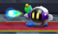 Screenshot of a Haltworker attacking in Kirby: Planet Robobot